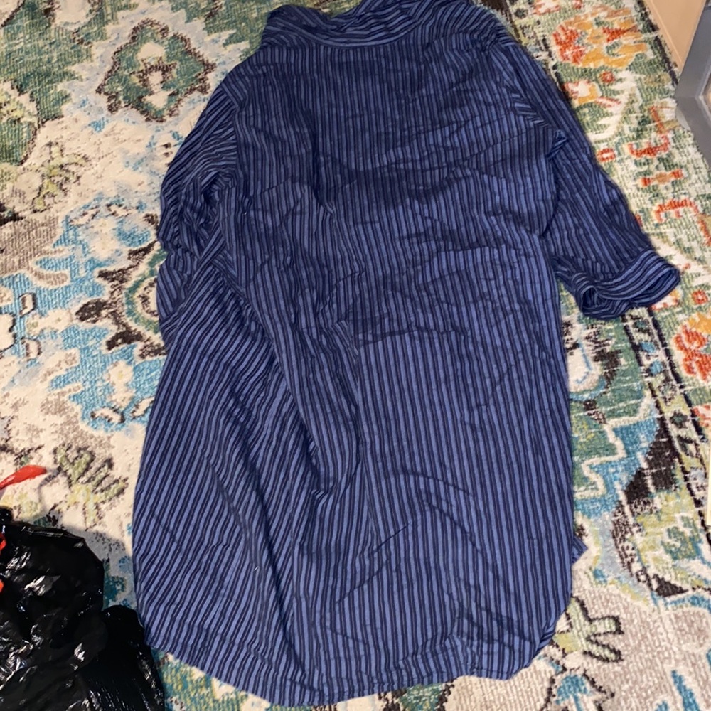 Striped Blue Robe - Picture 3 of 3